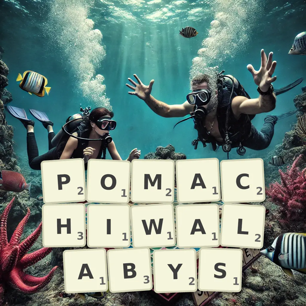 Słowa z liter POMACHIWAŁABYŚ
