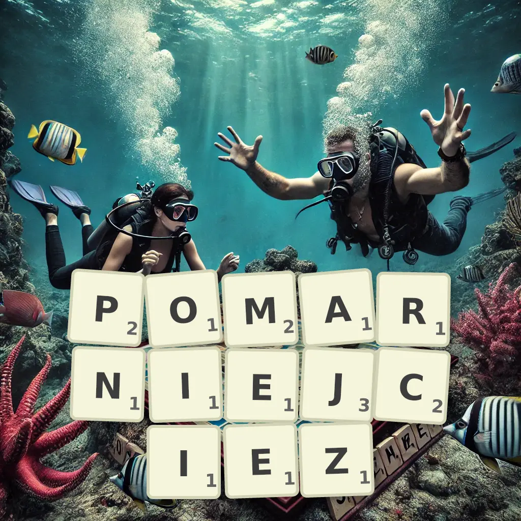 Słowa z liter POMARNIEJCIEŻ