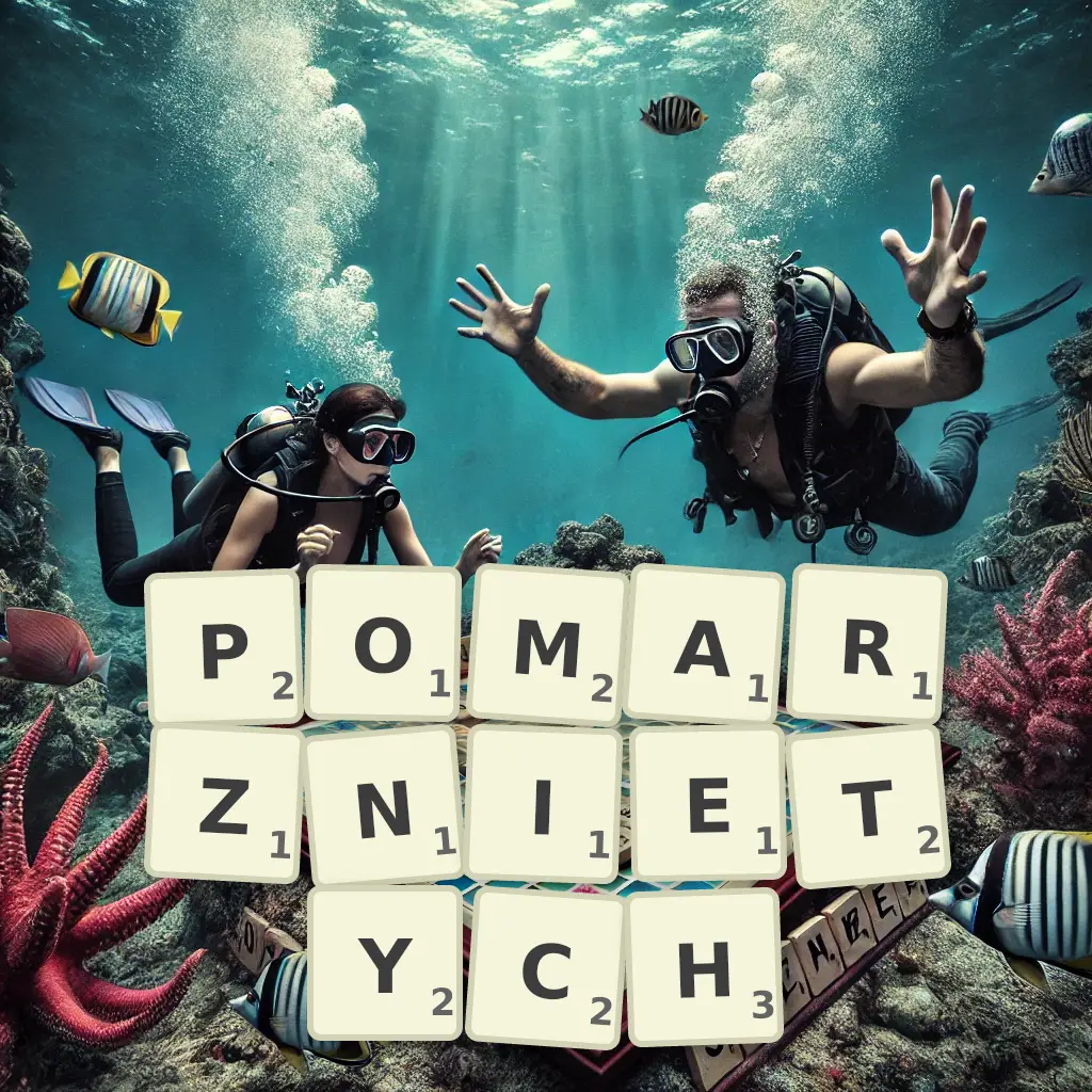 Słowa z liter POMARŹNIĘTYCH