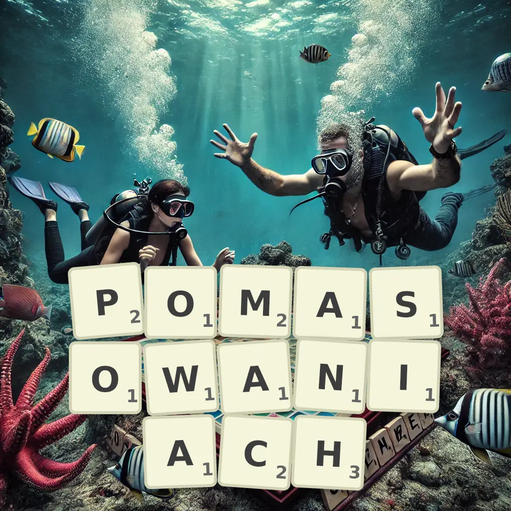 Słowa z liter POMASOWANIACH