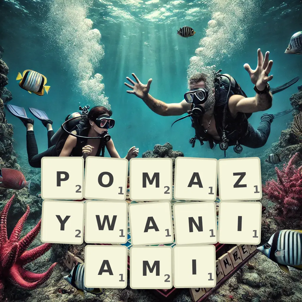 Lista słów z liter POMAZYWANIAMI Słowa z liter POMAZYWANIAMI