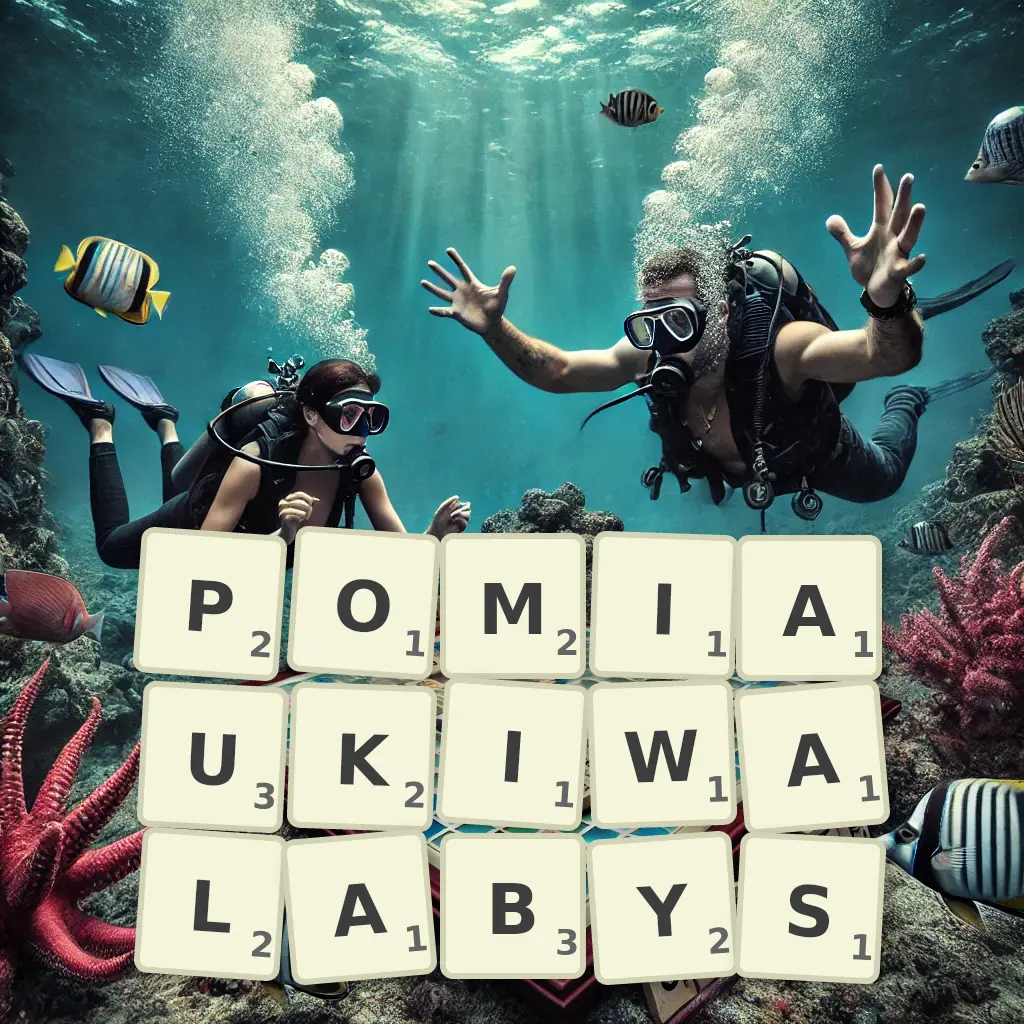 Słowa z liter POMIAUKIWAŁABYŚ