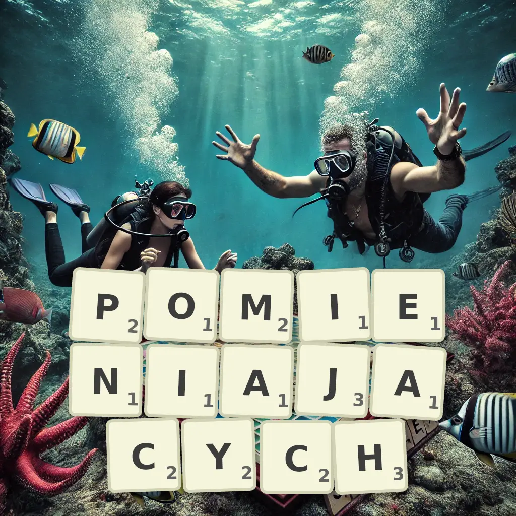 Lista słów z liter POMIENIAJĄCYCH Słowa z liter POMIENIAJĄCYCH