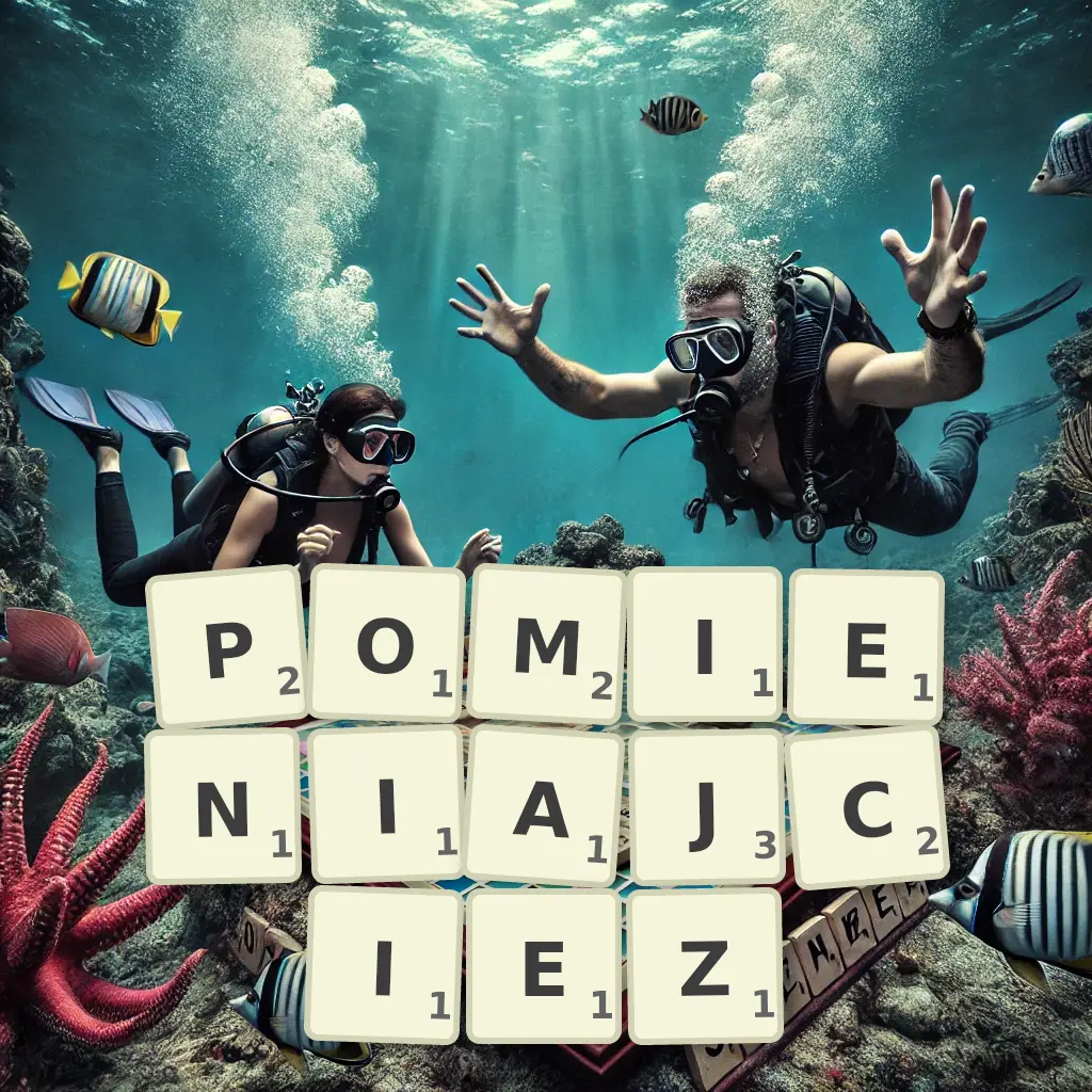Słowa z liter POMIENIAJCIEŻ