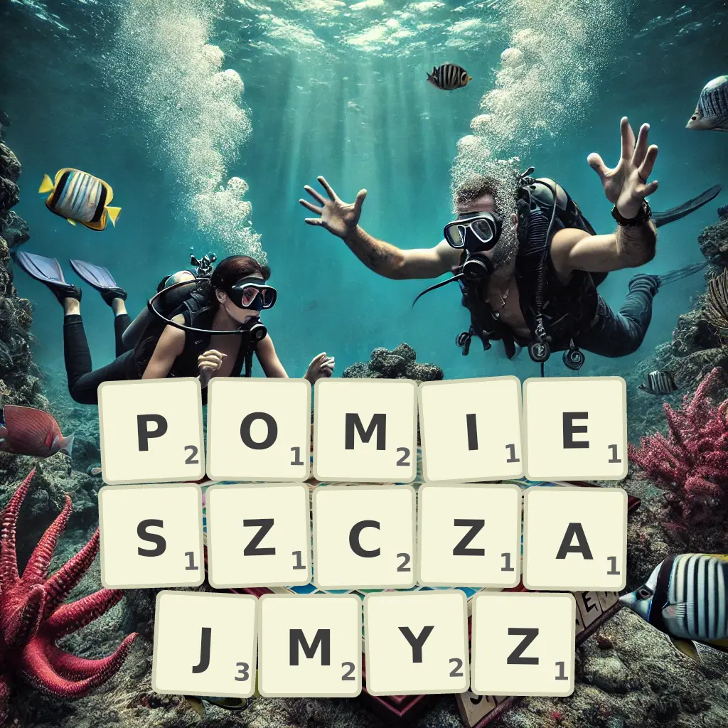 Słowa z liter POMIESZCZAJMYŻ