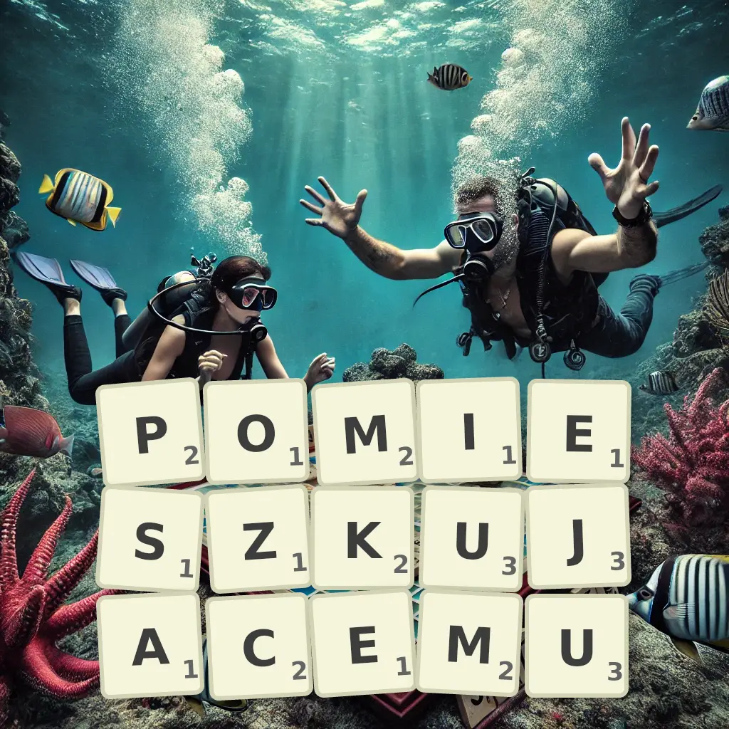 Słowa z liter POMIESZKUJĄCEMU