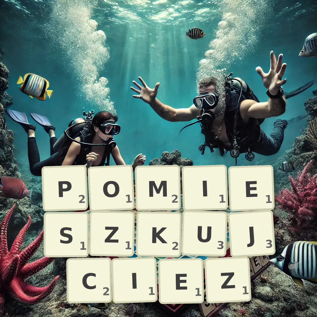 Słowa z liter POMIESZKUJCIEŻ
