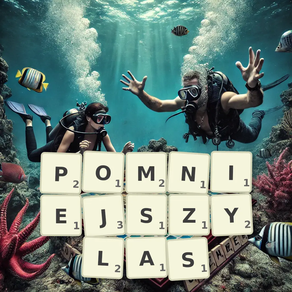 Lista słów z liter POMNIEJSZYŁAŚ Słowa z liter POMNIEJSZYŁAŚ
