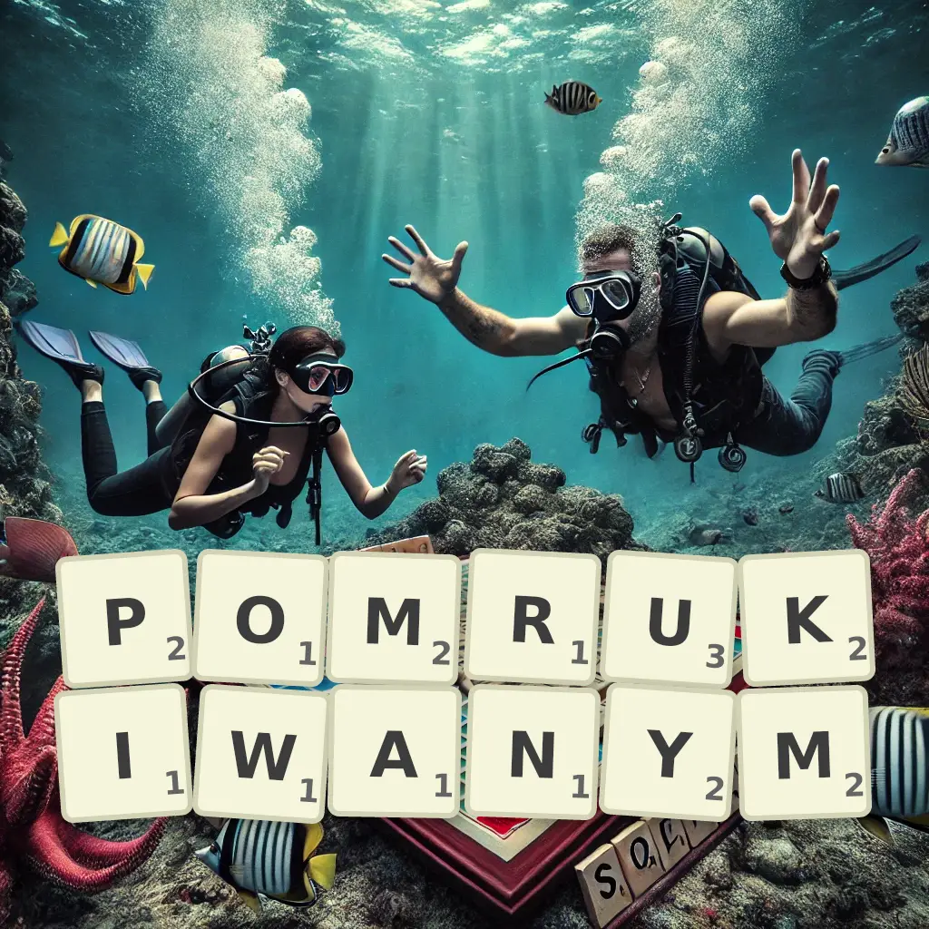 Słowa z liter POMRUKIWANYM