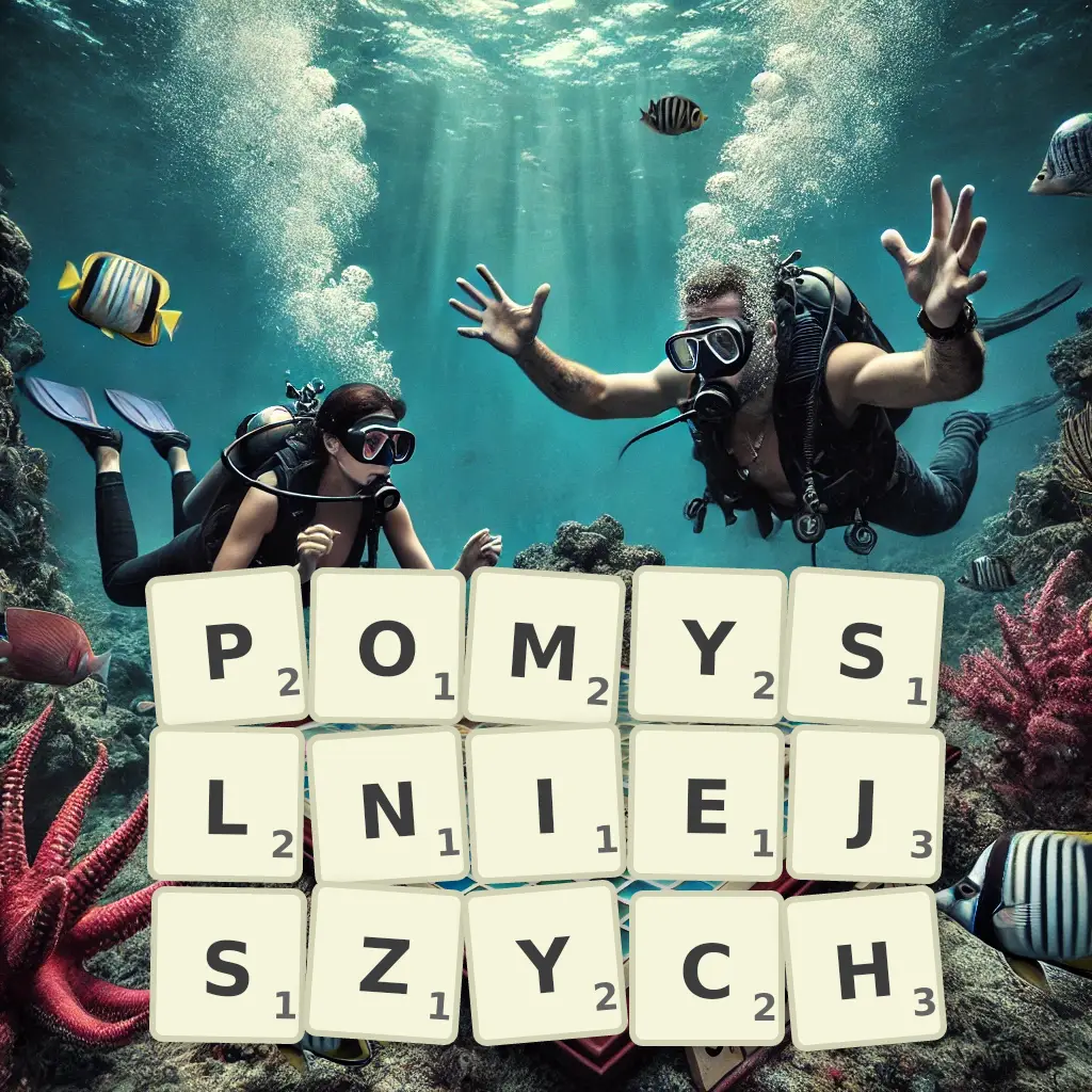 Lista słów z liter POMYŚLNIEJSZYCH Słowa z liter POMYŚLNIEJSZYCH