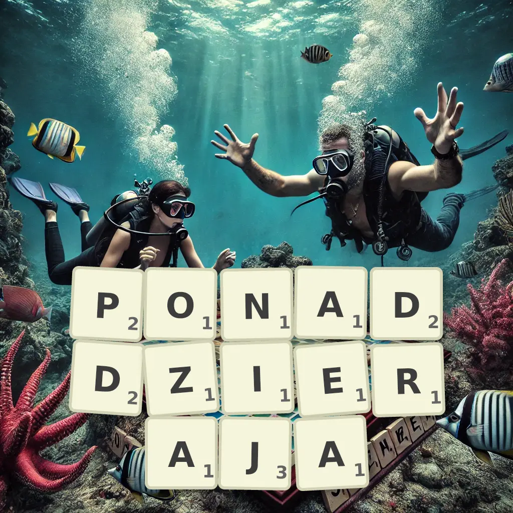 Słowa z liter PONADDZIERAJĄ