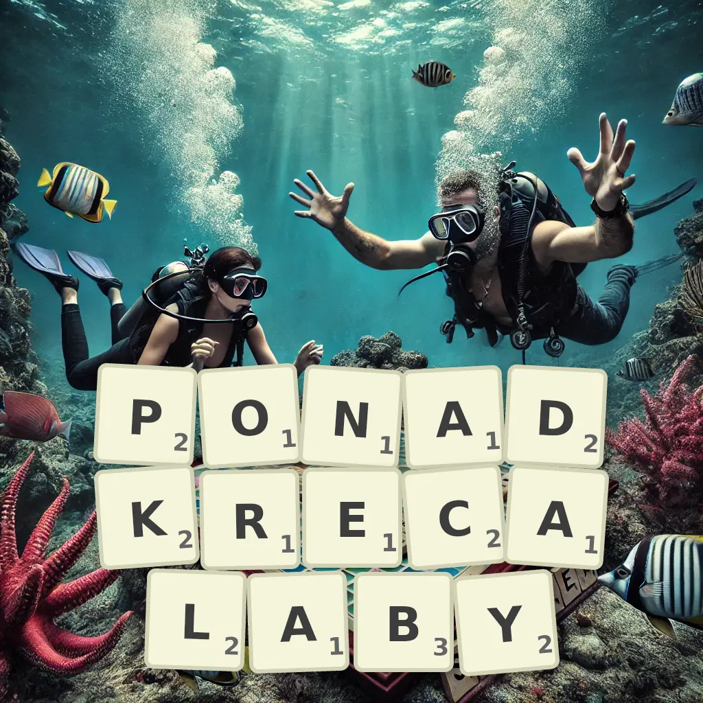 Słowa z liter PONADKRĘCAŁABY