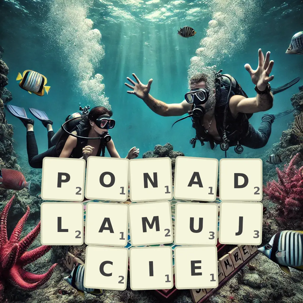 Słowa z liter PONADŁAMUJCIE
