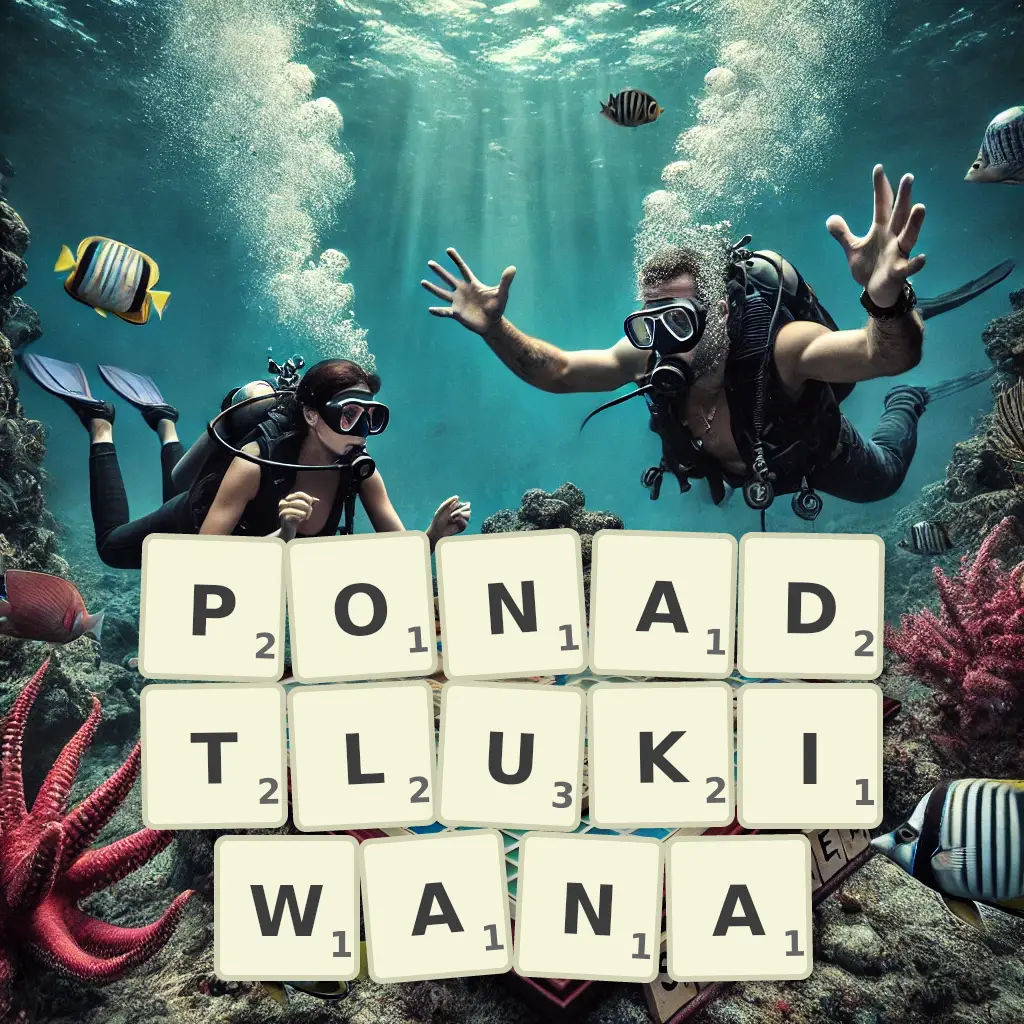 Słowa z liter PONADTŁUKIWANA