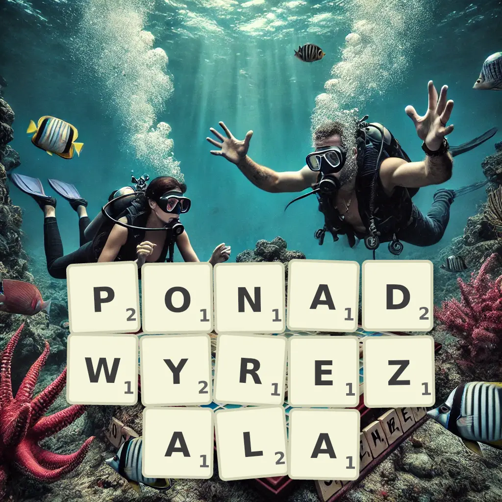 Słowa z liter PONADWYRĘŻAŁA