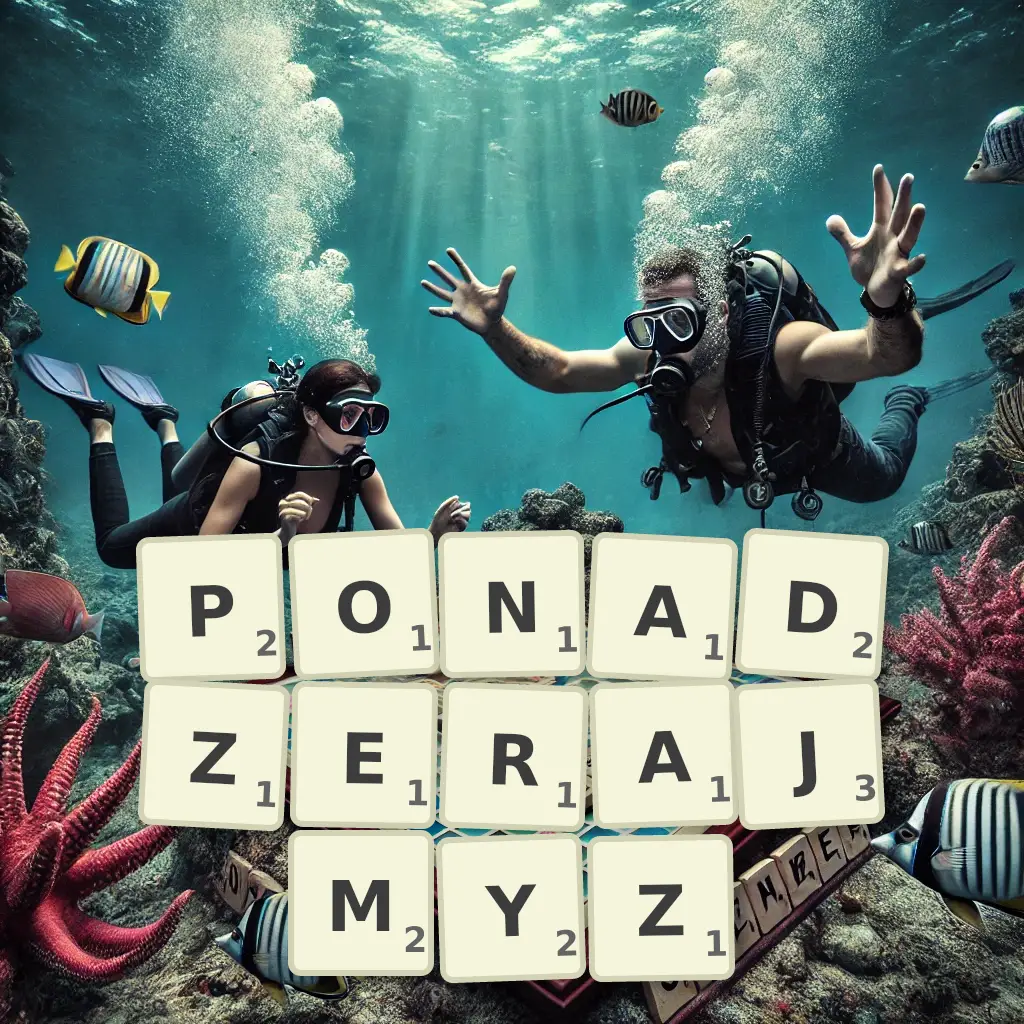 Słowa z liter PONADŻERAJMYŻ