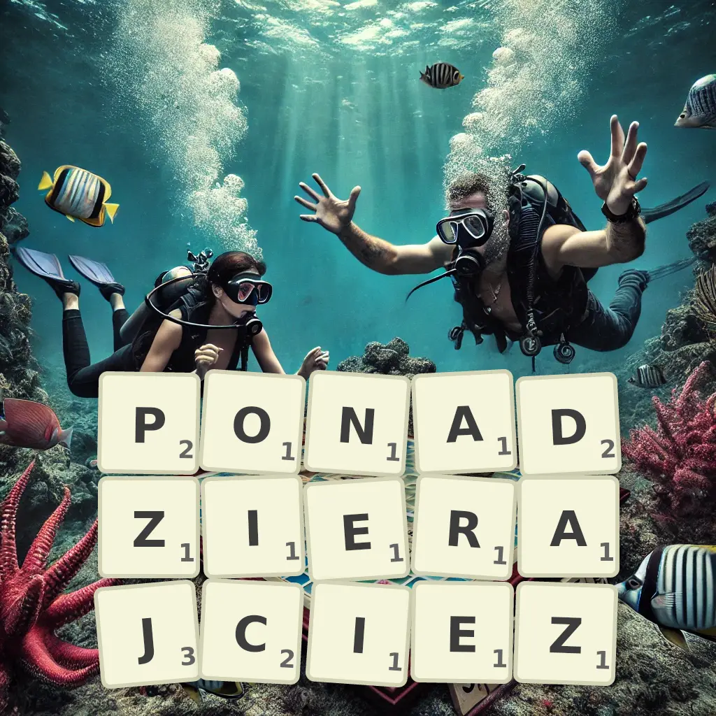 Słowa z liter PONADZIERAJCIEŻ