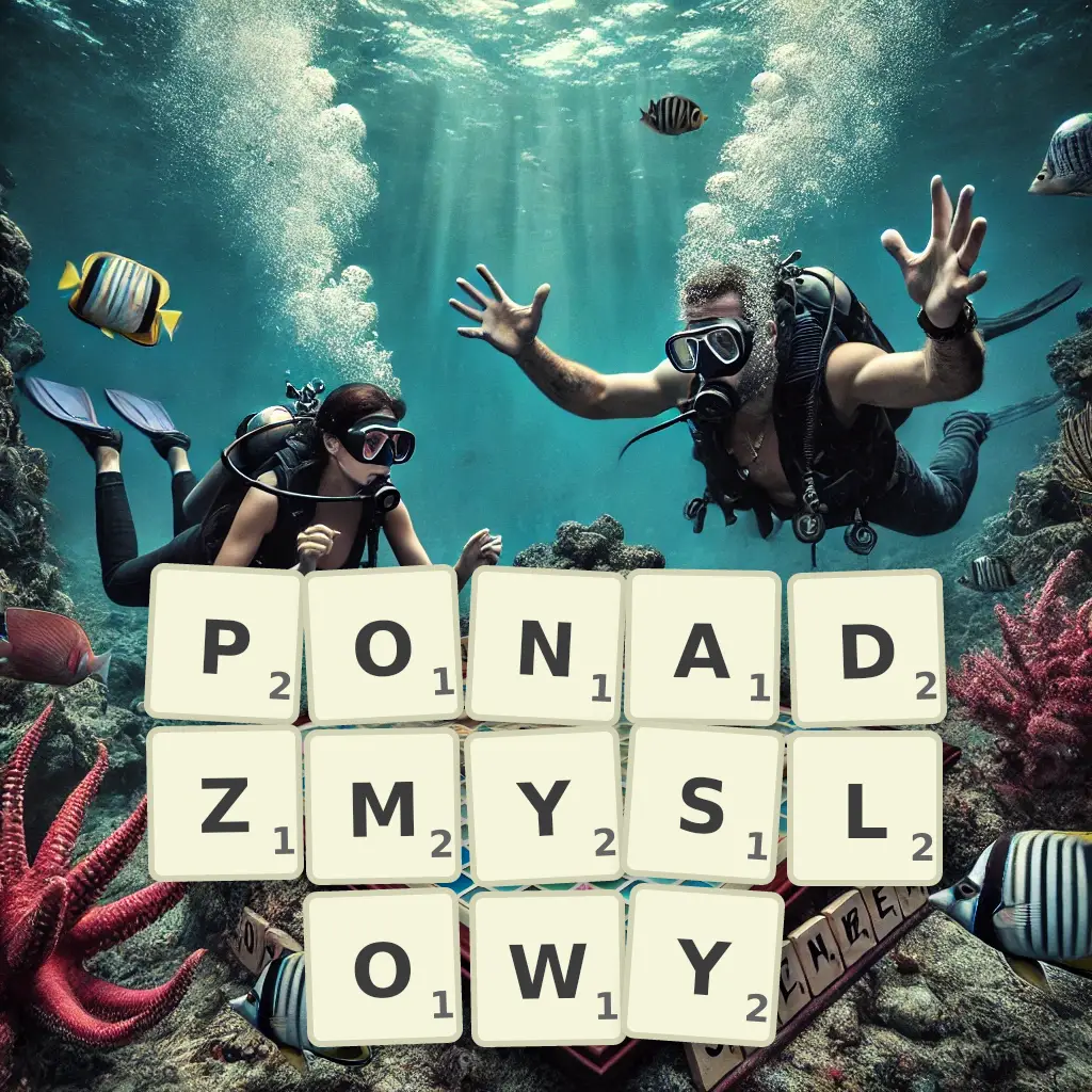 Słowa z liter PONADZMYSŁOWY