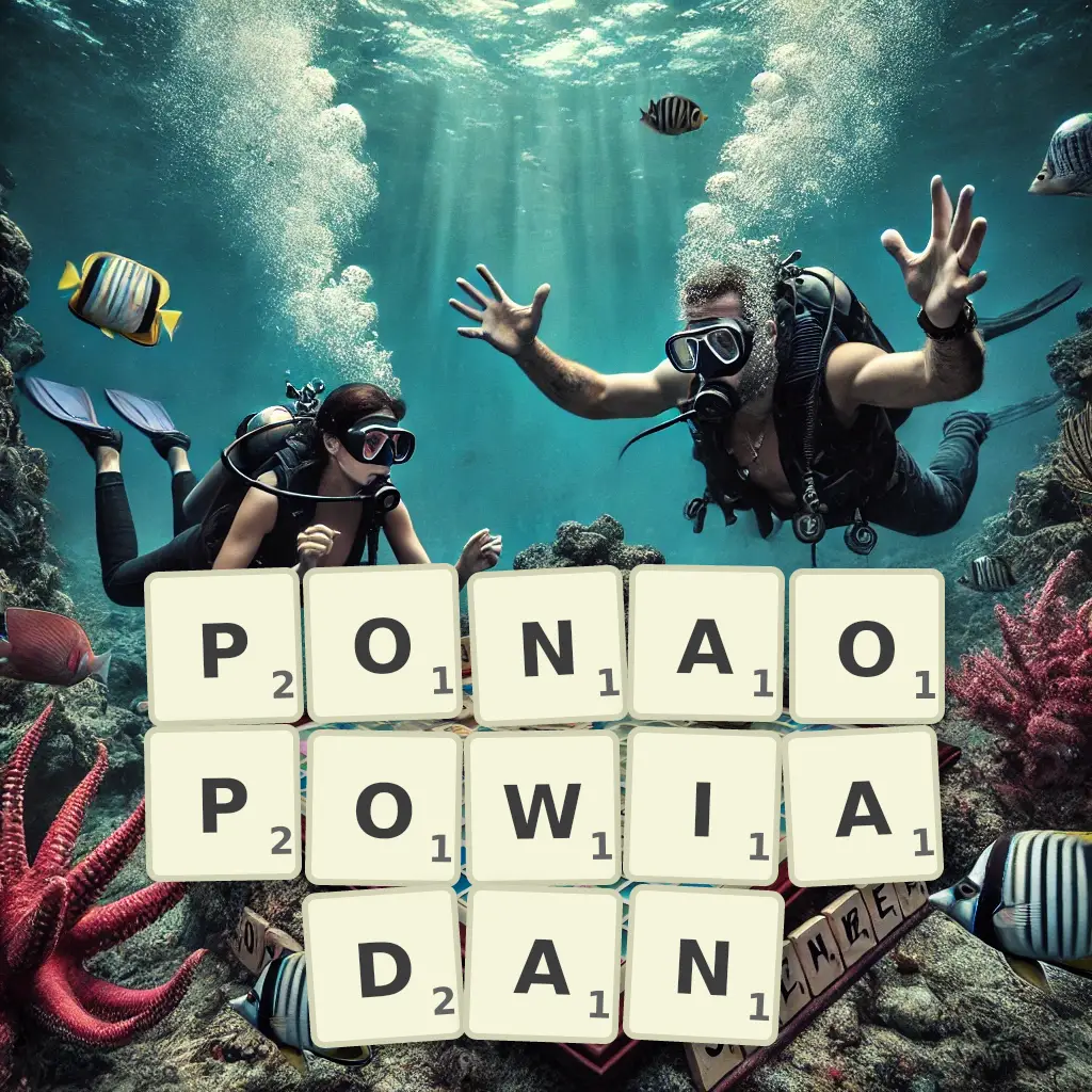 Słowa z liter PONAOPOWIADAŃ