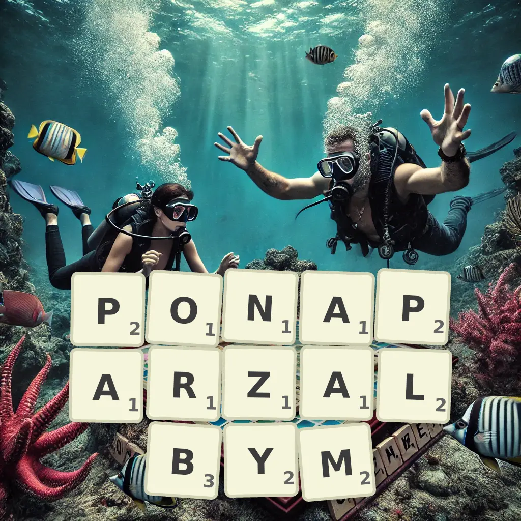 Słowa z liter PONAPARZAŁBYM