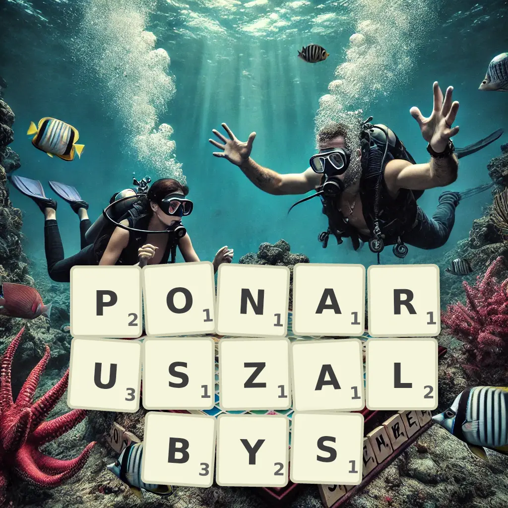 Słowa z liter PONARUSZAŁBYŚ
