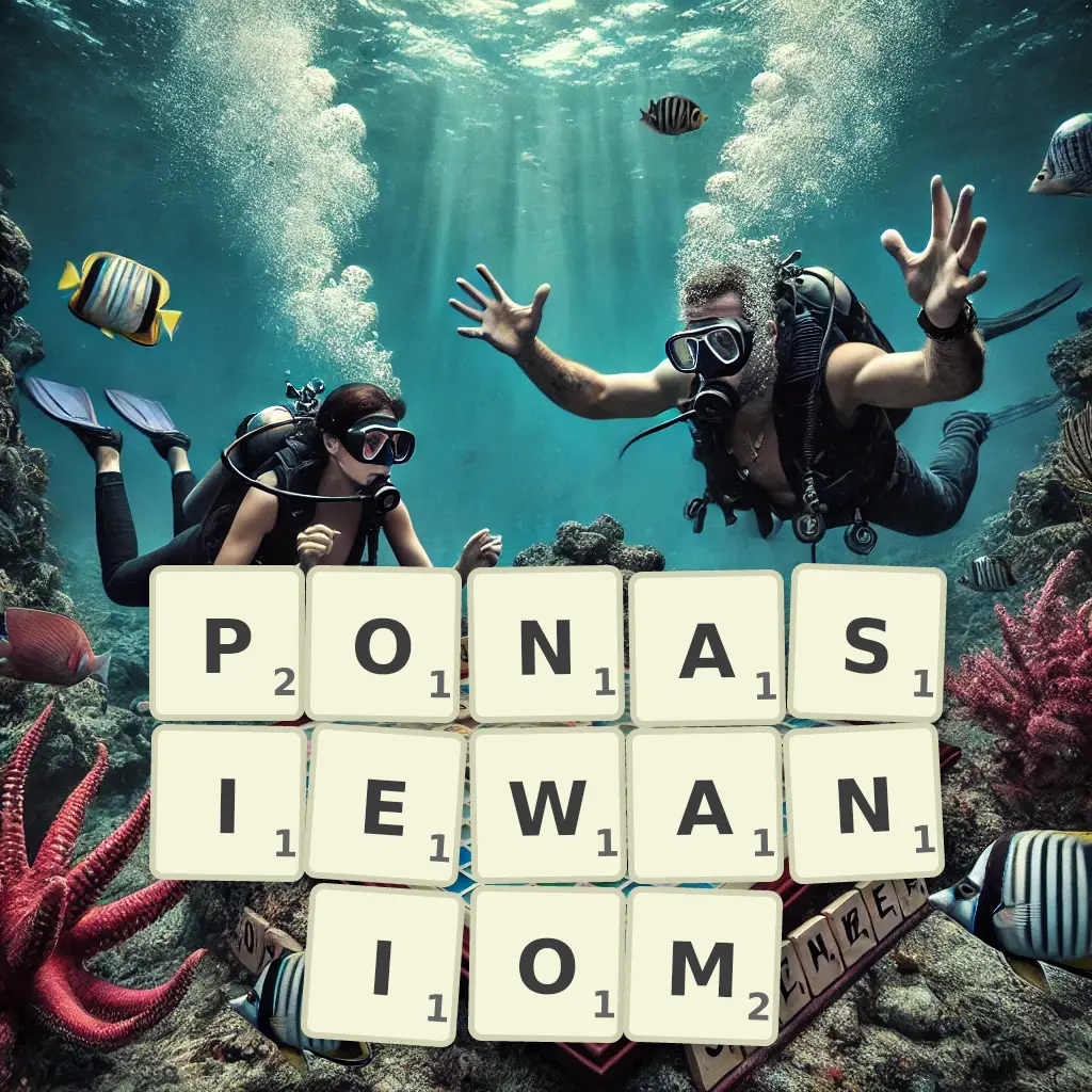 Słowa z liter PONASIEWANIOM