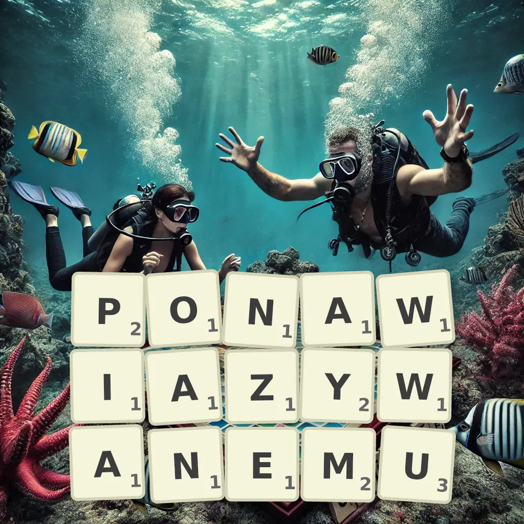 Słowa z liter PONAWIĄZYWANEMU