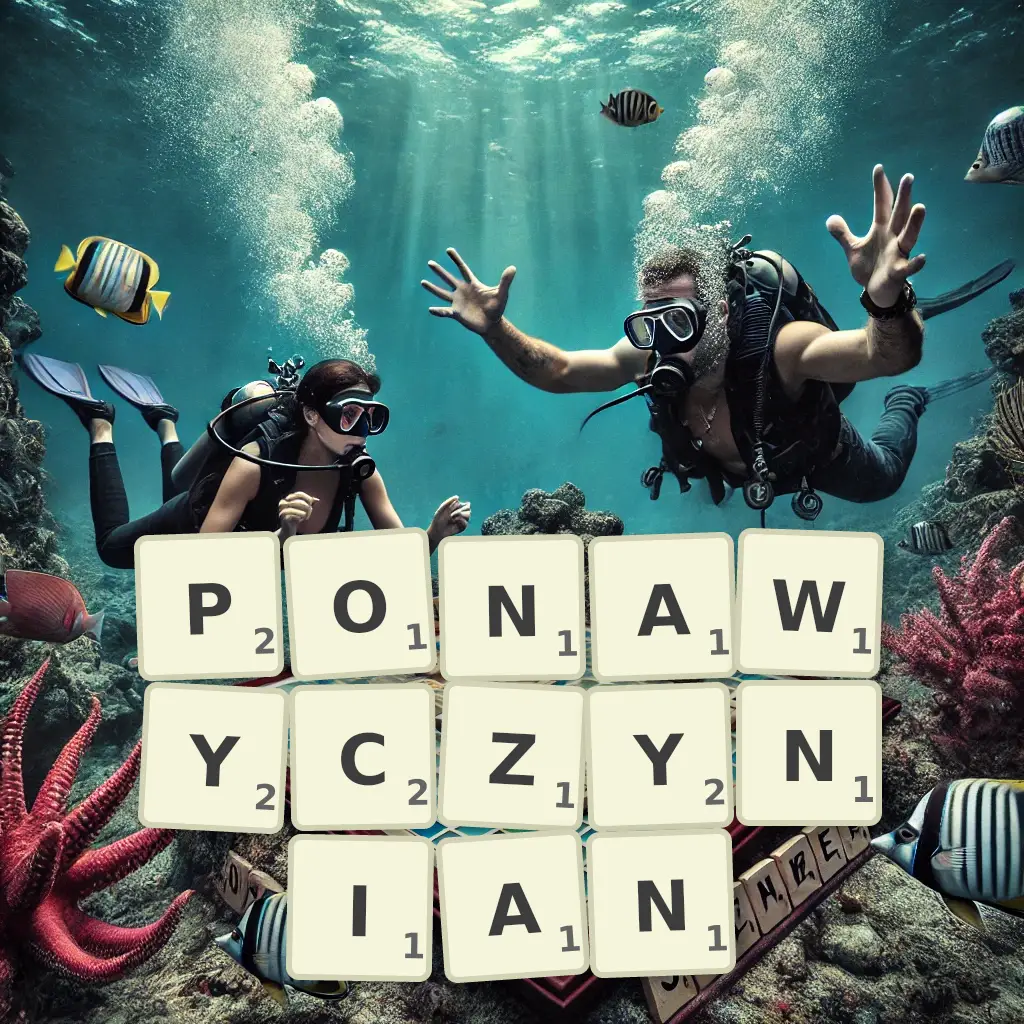 Słowa z liter PONAWYCZYNIAŃ
