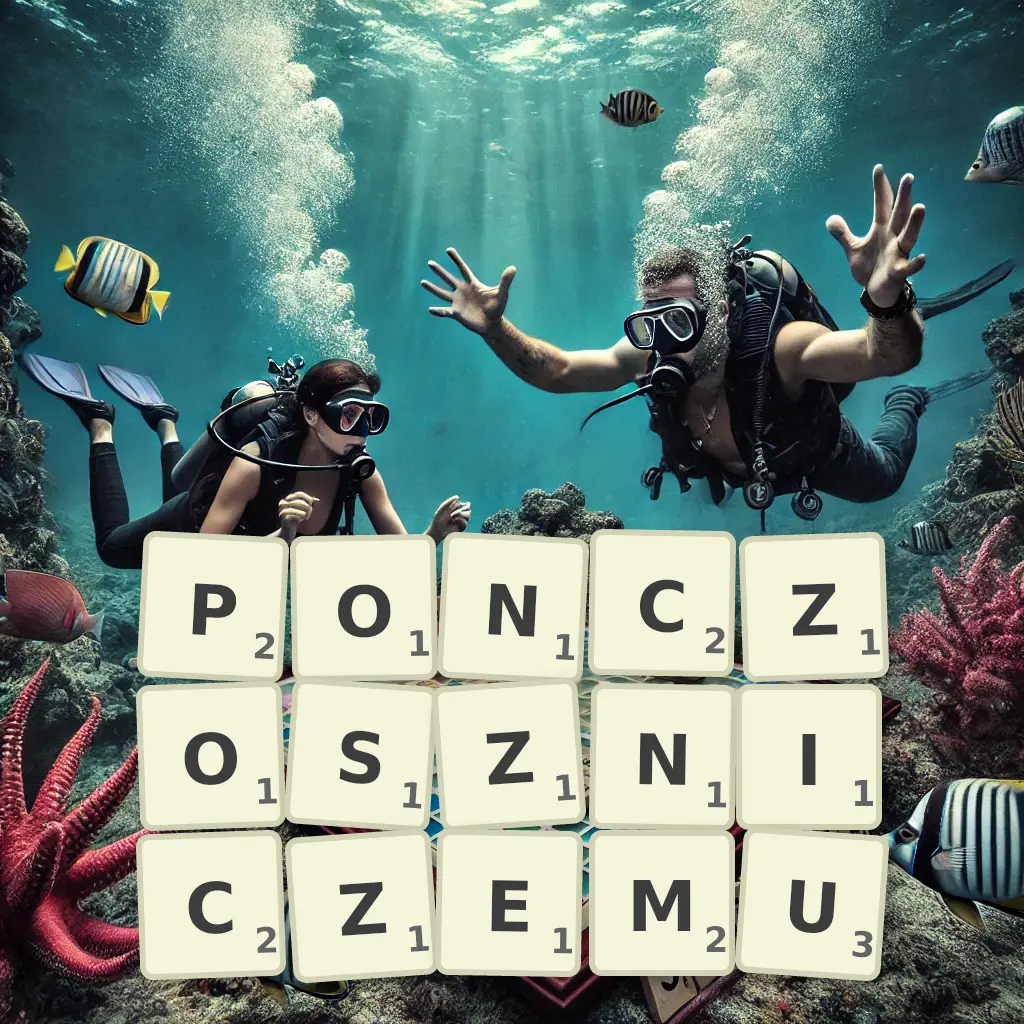 Słowa z liter POŃCZOSZNICZEMU