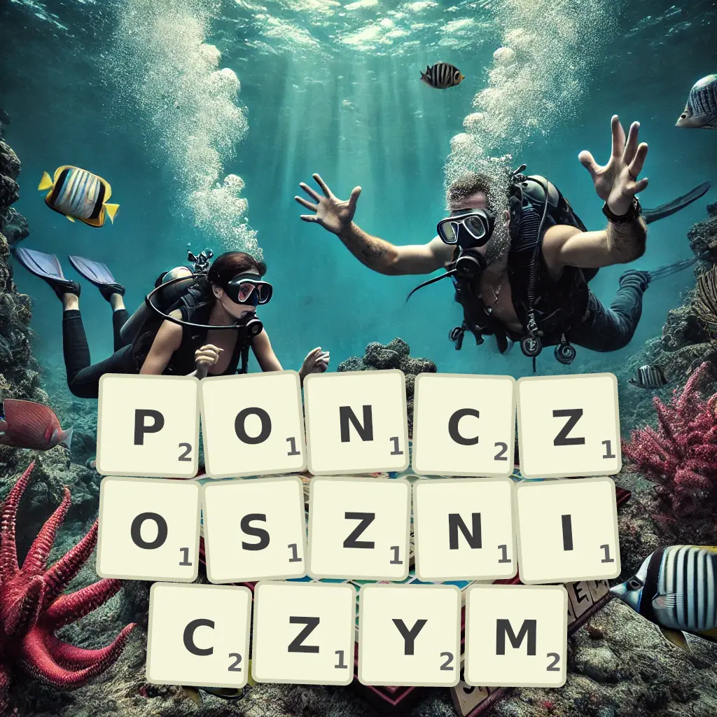 Słowa z liter POŃCZOSZNICZYM