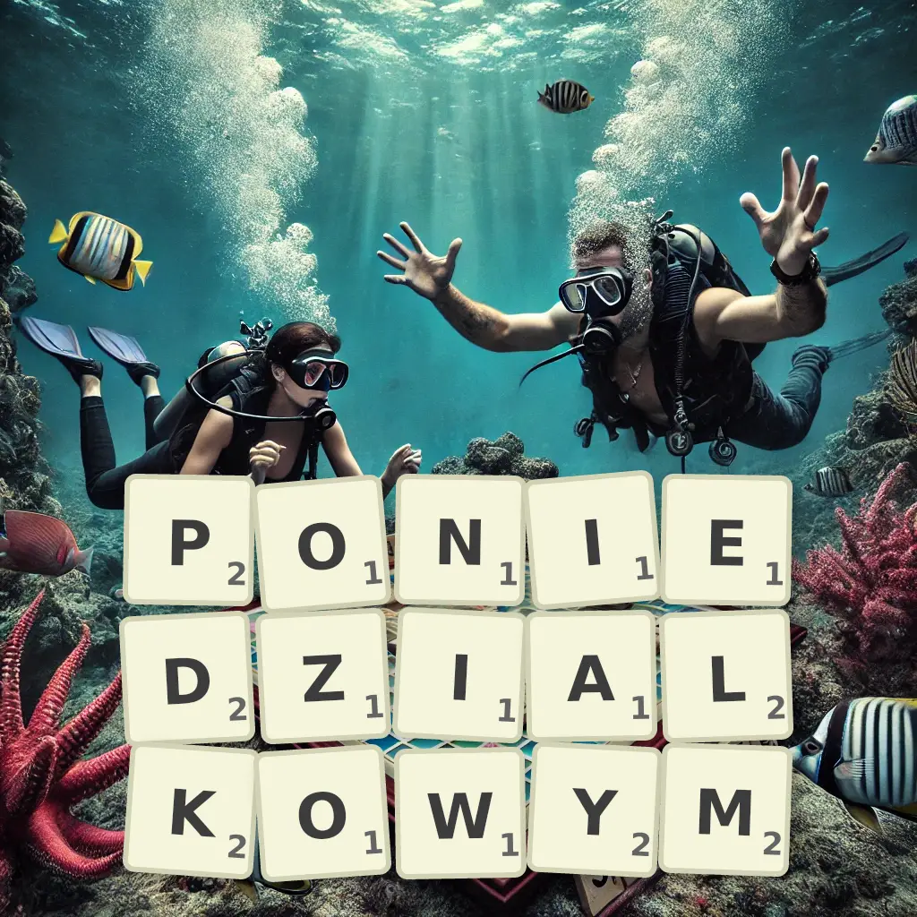 Lista słów z liter PONIEDZIAŁKOWYM Słowa z liter PONIEDZIAŁKOWYM