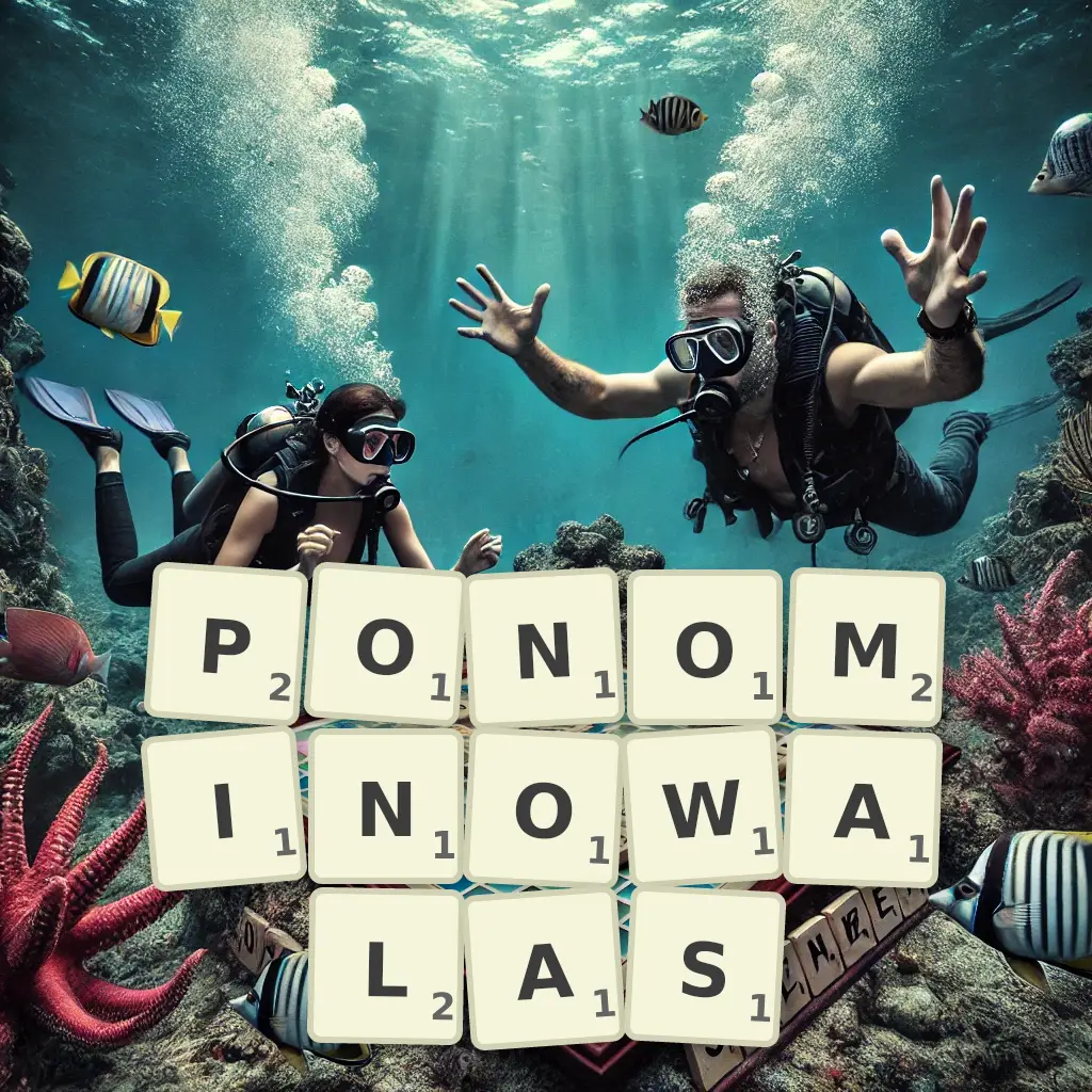 Słowa z liter PONOMINOWAŁAŚ