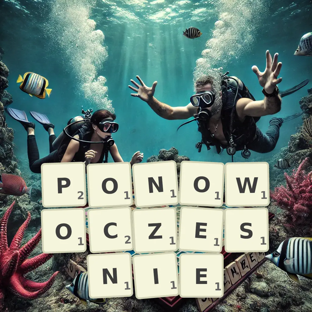 Słowa z liter PONOWOCZEŚNIE