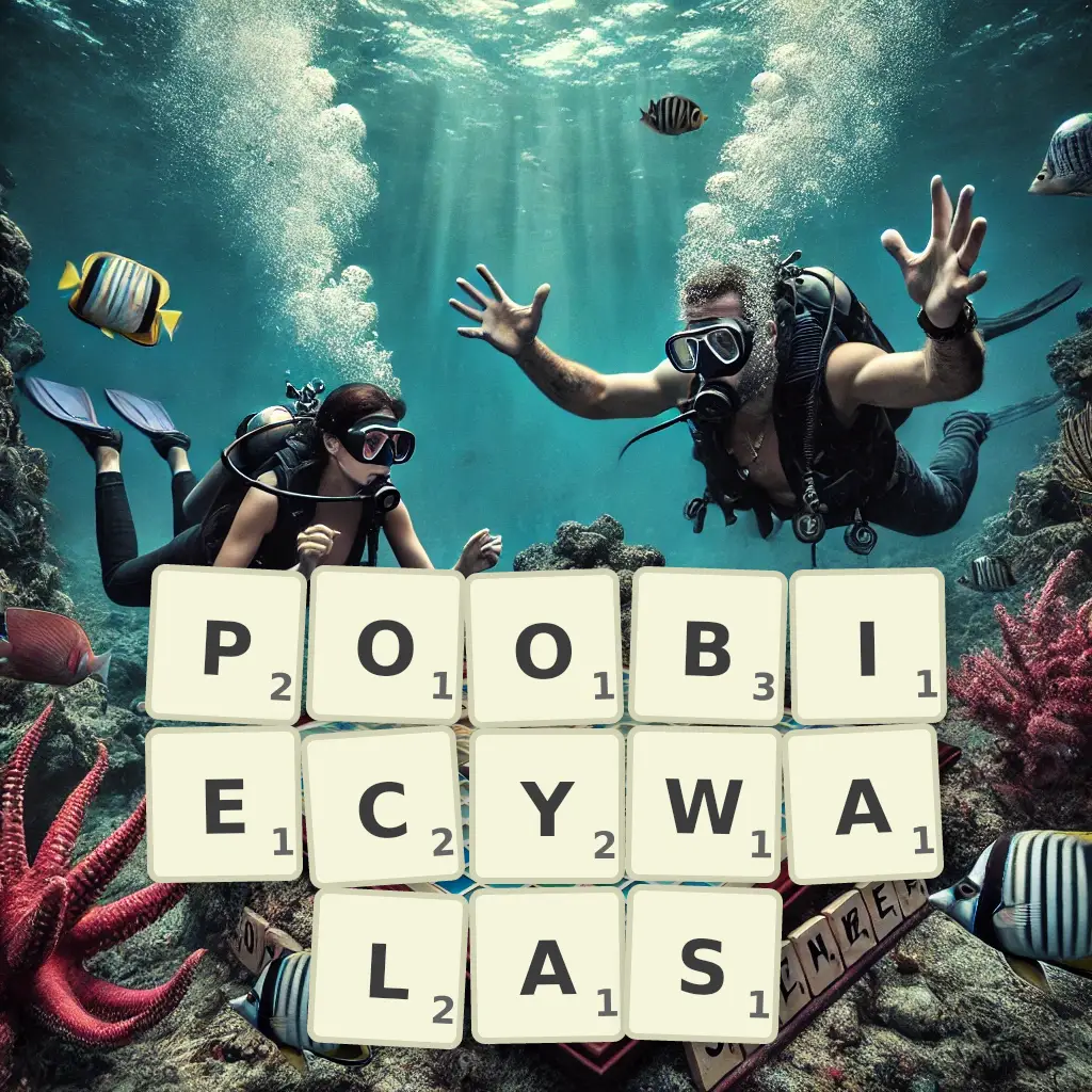 Słowa z liter POOBIECYWAŁAŚ
