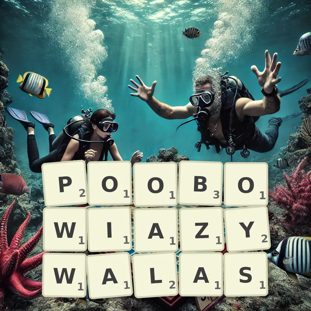 Słowa z liter POOBOWIĄZYWAŁAŚ