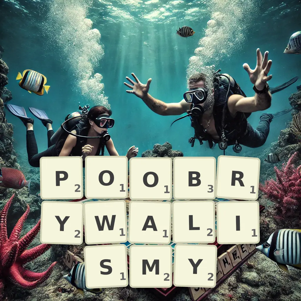 Słowa z liter POOBRYWALIŚMY