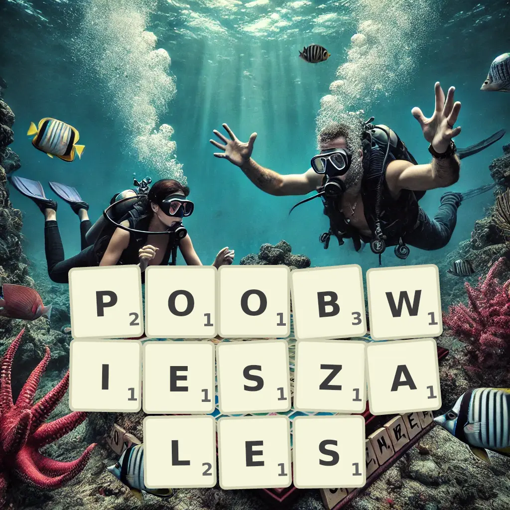 Słowa z liter POOBWIESZAŁEŚ
