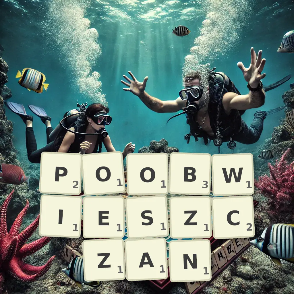 Słowa z liter POOBWIESZCZAŃ