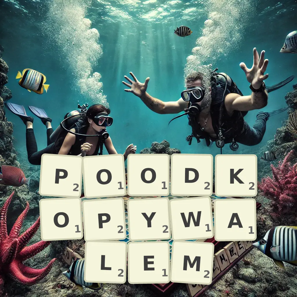 Słowa z liter POODKOPYWAŁEM