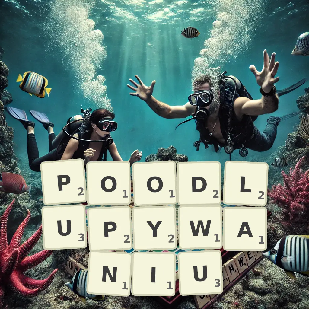 Lista słów z liter POODŁUPYWANIU Słowa z liter POODŁUPYWANIU