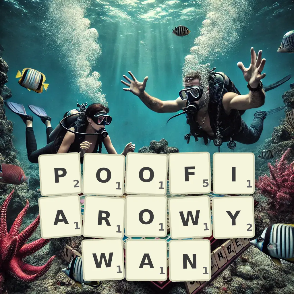 Słowa z liter POOFIAROWYWAŃ