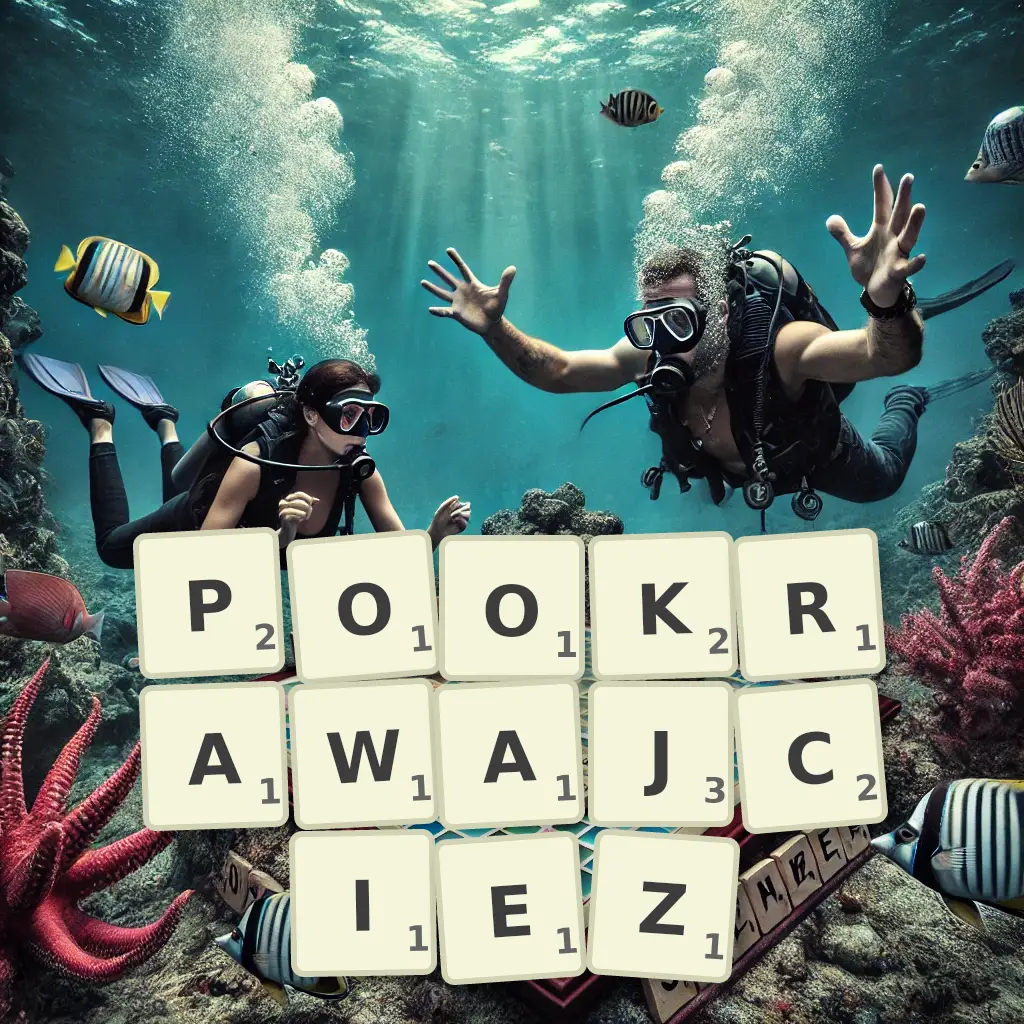 Słowa z liter POOKRAWAJCIEŻ