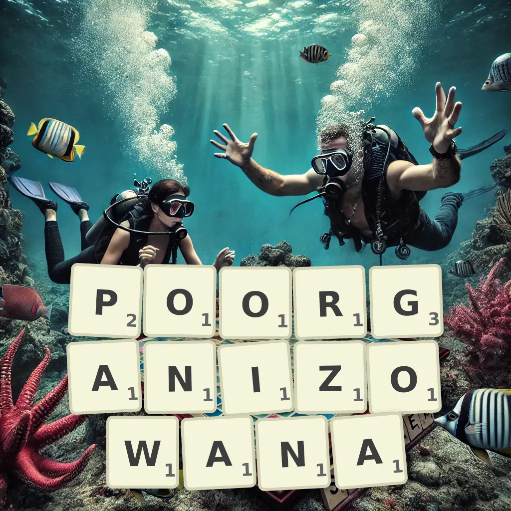 Lista słów z liter POORGANIZOWANĄ Słowa z liter POORGANIZOWANĄ