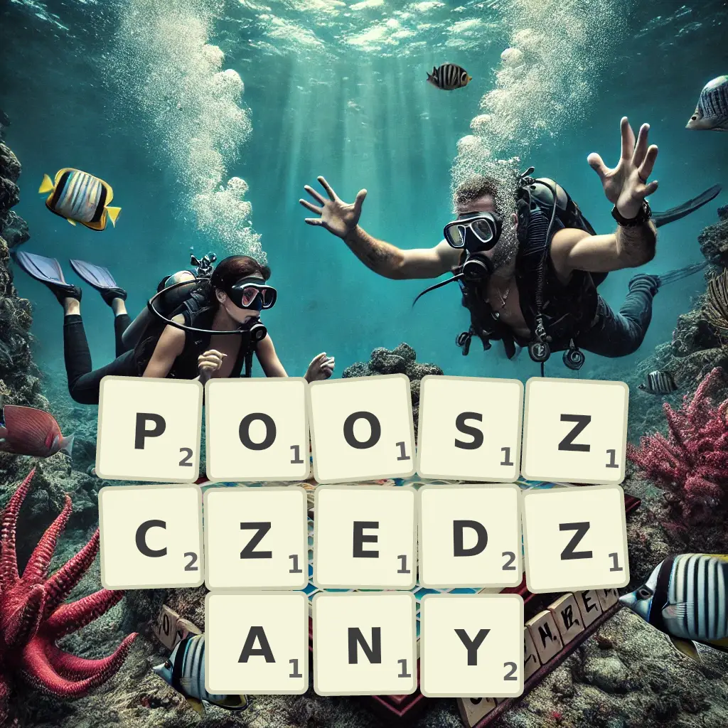 Słowa z liter POOSZCZĘDZANY