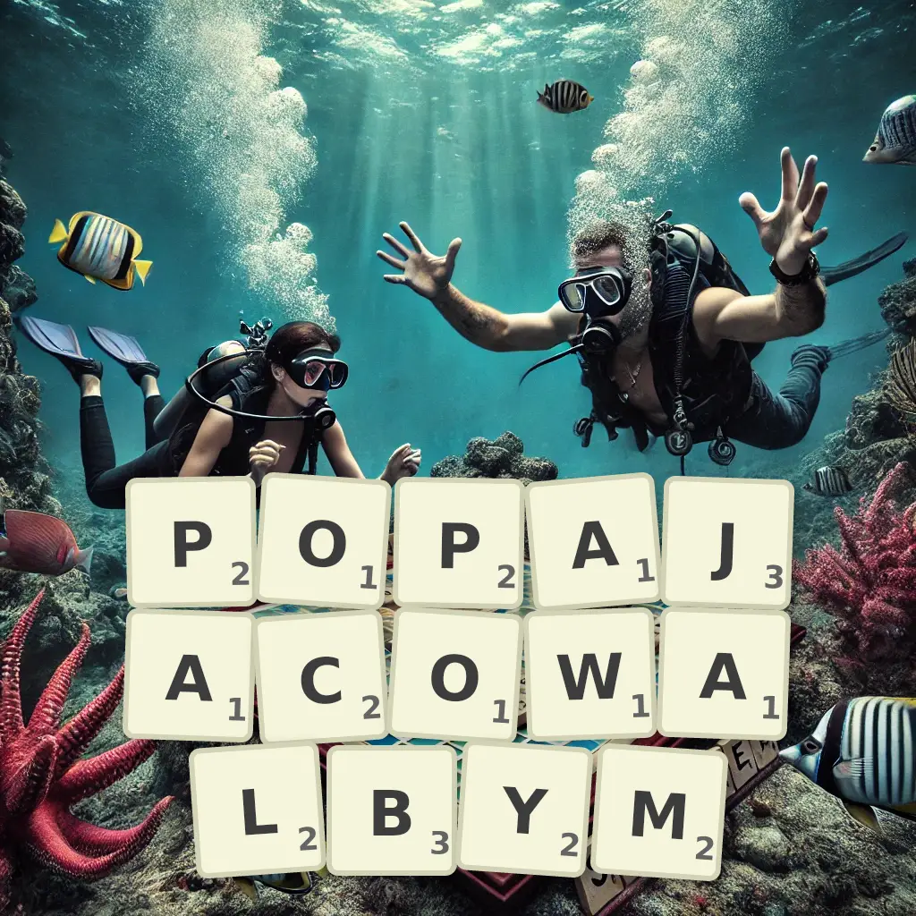 Lista słów z liter POPAJACOWAŁBYM Słowa z liter POPAJACOWAŁBYM