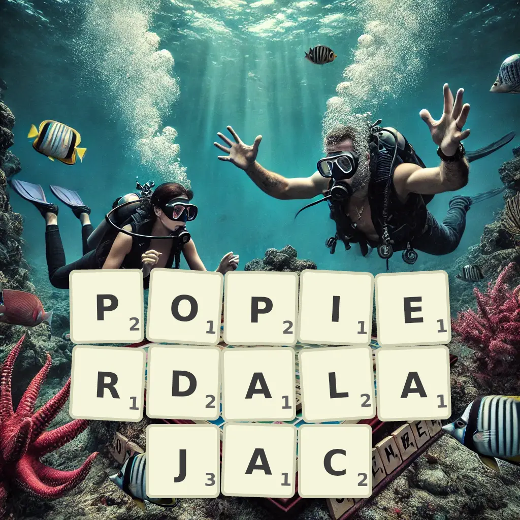 Słowa z liter POPIERDALAJĄC