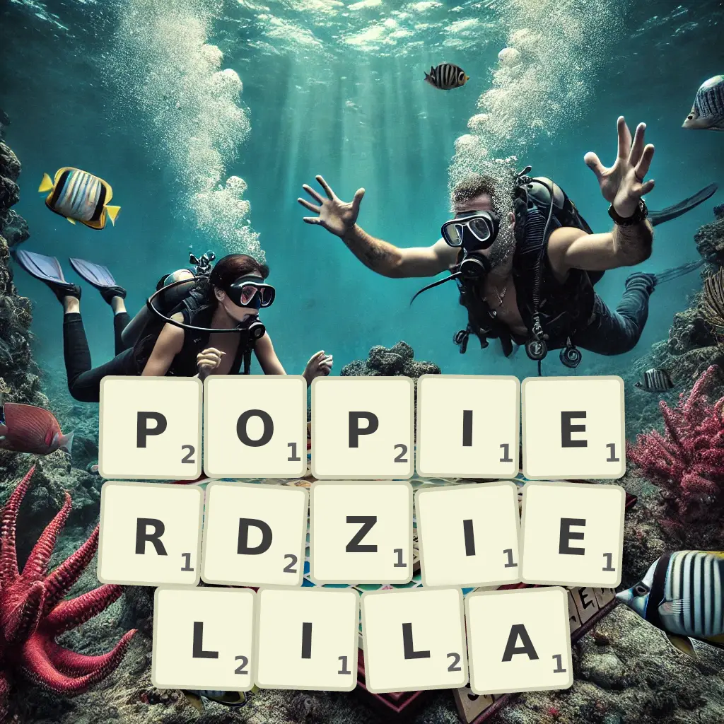 Słowa z liter POPIERDZIELIŁA