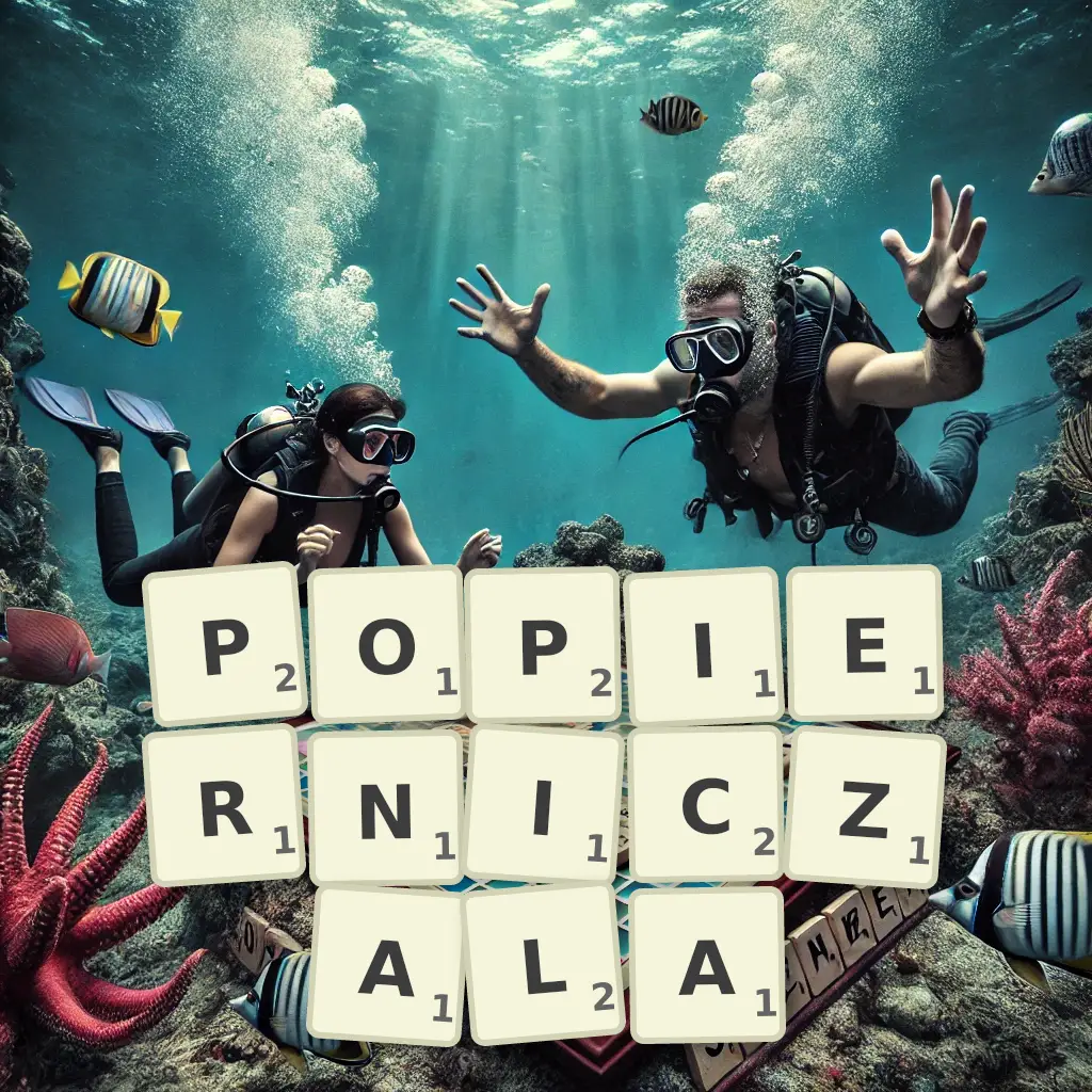 Słowa z liter POPIERNICZAŁA