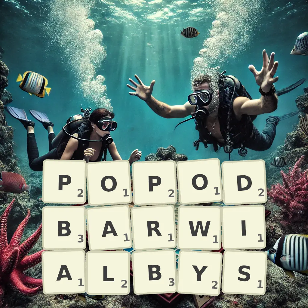 Słowa z liter POPODBARWIAŁBYŚ