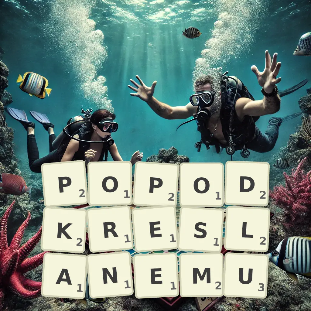 Słowa z liter POPODKREŚLANEMU